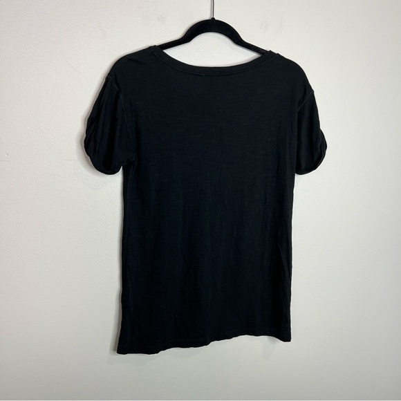 BANANA REPUBLIC Short Sleeve Roll Sleeve Cotton Modal Classic Slub Tee - Picture 10 of 11